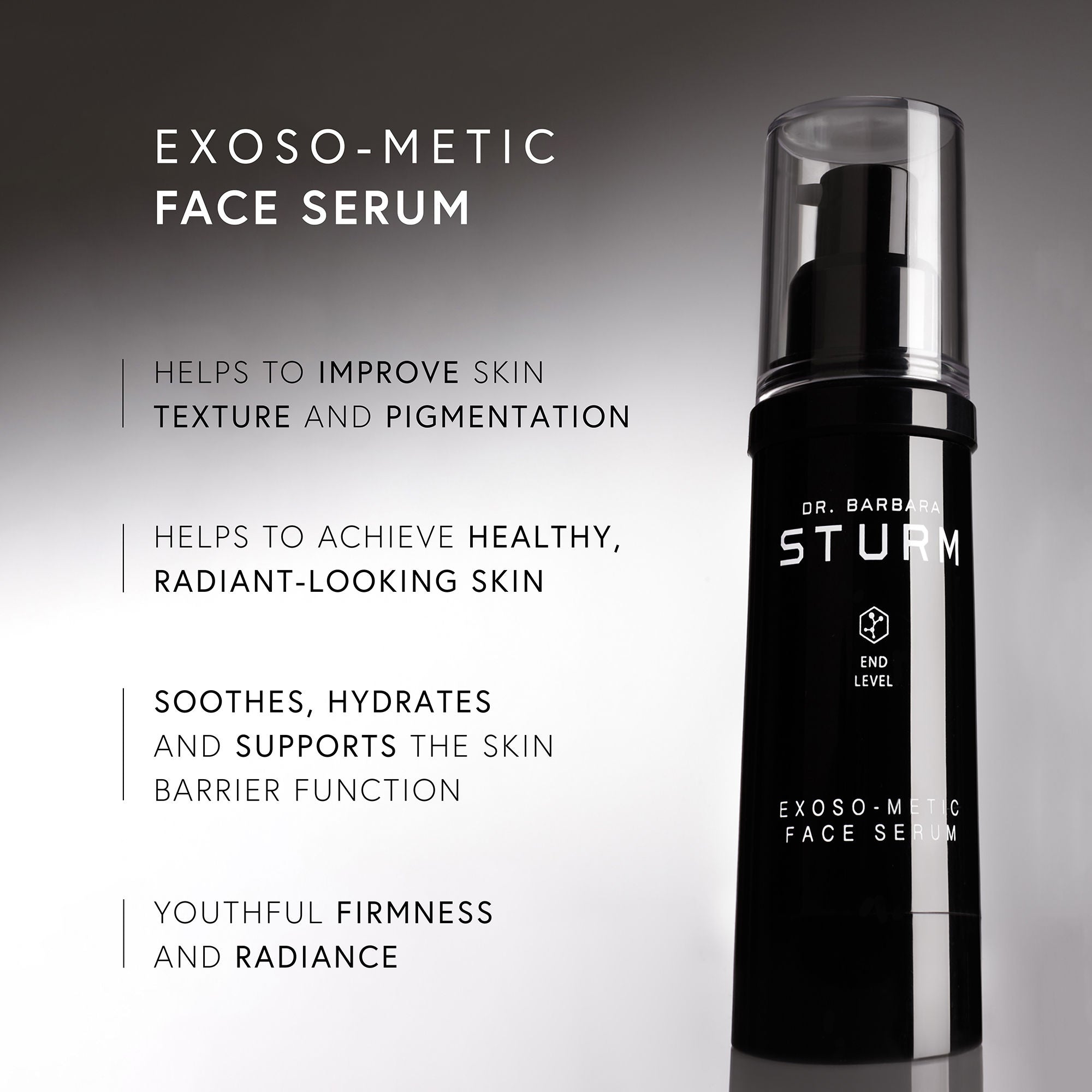 Exoso Metic Anti-Aging Face Serum with Hyaluronic Acid & Vitamin C - Brightening & Hydrating Skincare for Day & Night Use