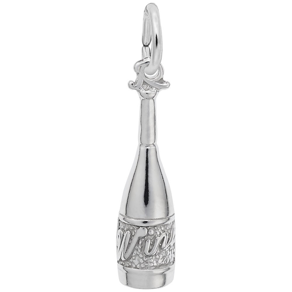 Sterling Silver Food & Beverage Charm Pendant - Elegant Jewelry for Bracelets & Necklaces | Perfect for Gifts, DIY Crafts & Special Occasions | Rembrandt Charms & Baxley Jewelry