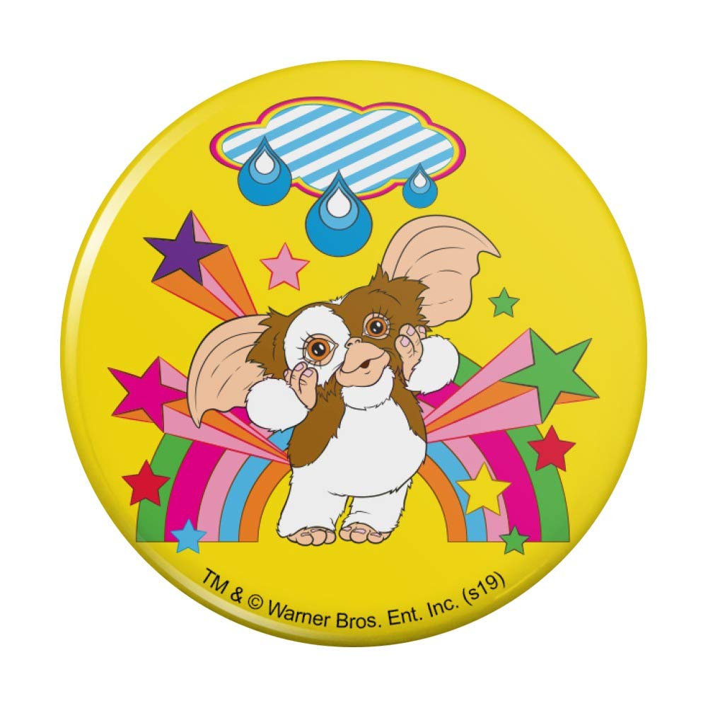 Gremlins Gizmo Rainbow Kitchen Refrigerator Locker Button Magnet - Fun Pop Culture Decorative Fridge Magnets for Home, Office & Dorm Room Organization