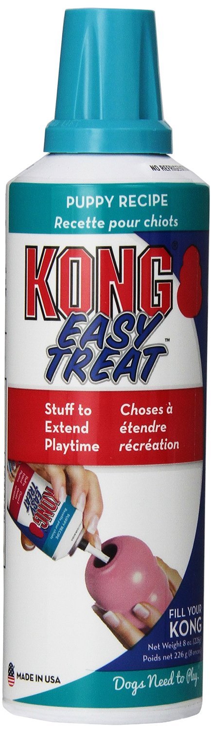 KONG Stuff'N Easy Treat Paste for Puppies - 3 Pack | Dog Training Treats & Chew Toy Filler for Small Dogs | Perfect for Puppy Training, Enrichment & Mental Stimulation