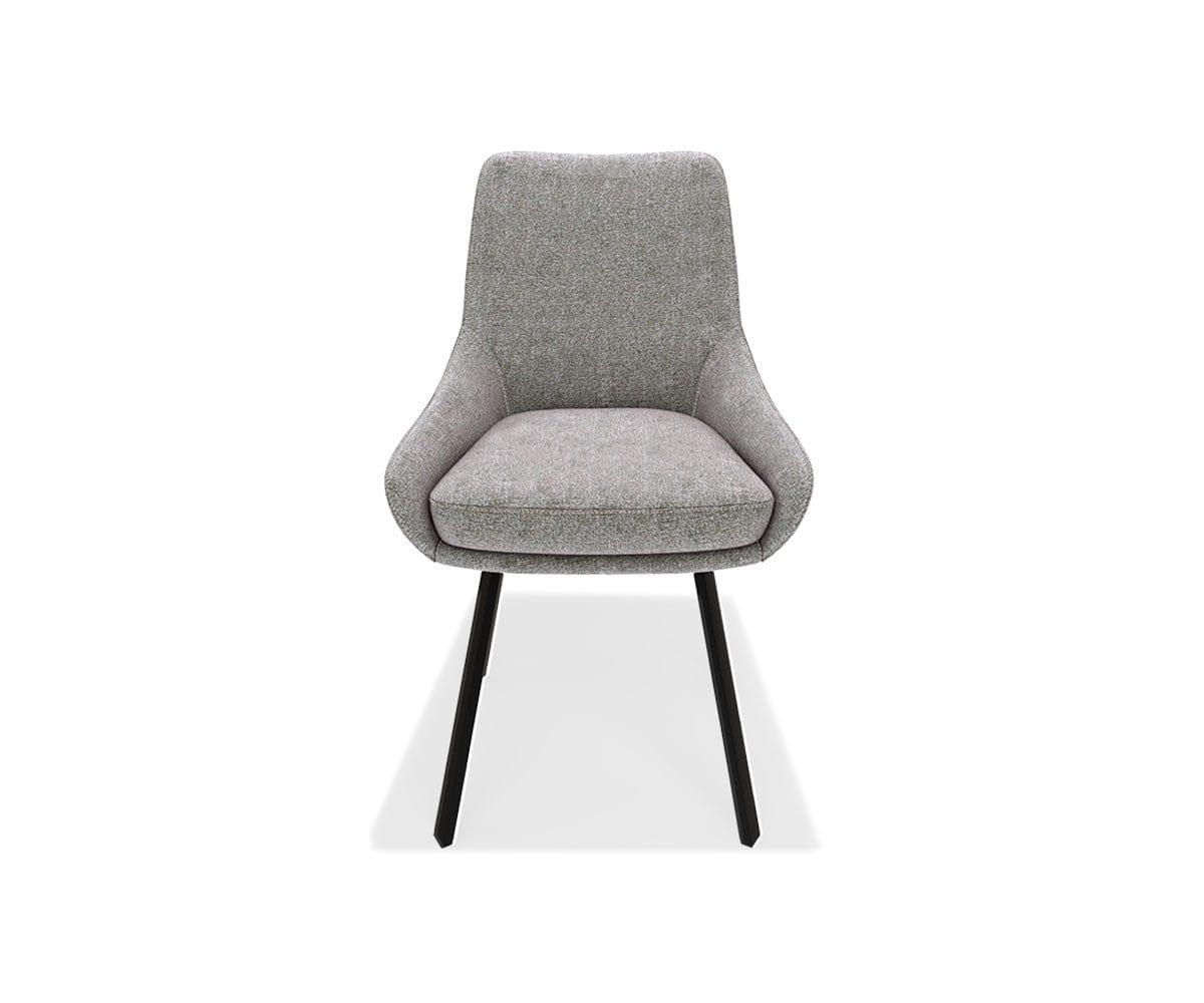 Kyla Swivel Dining Chair - Modern 360° Rotating Upholstered Seat for Kitchen, Dining Room & Office - Comfortable & Stylish Home Furniture