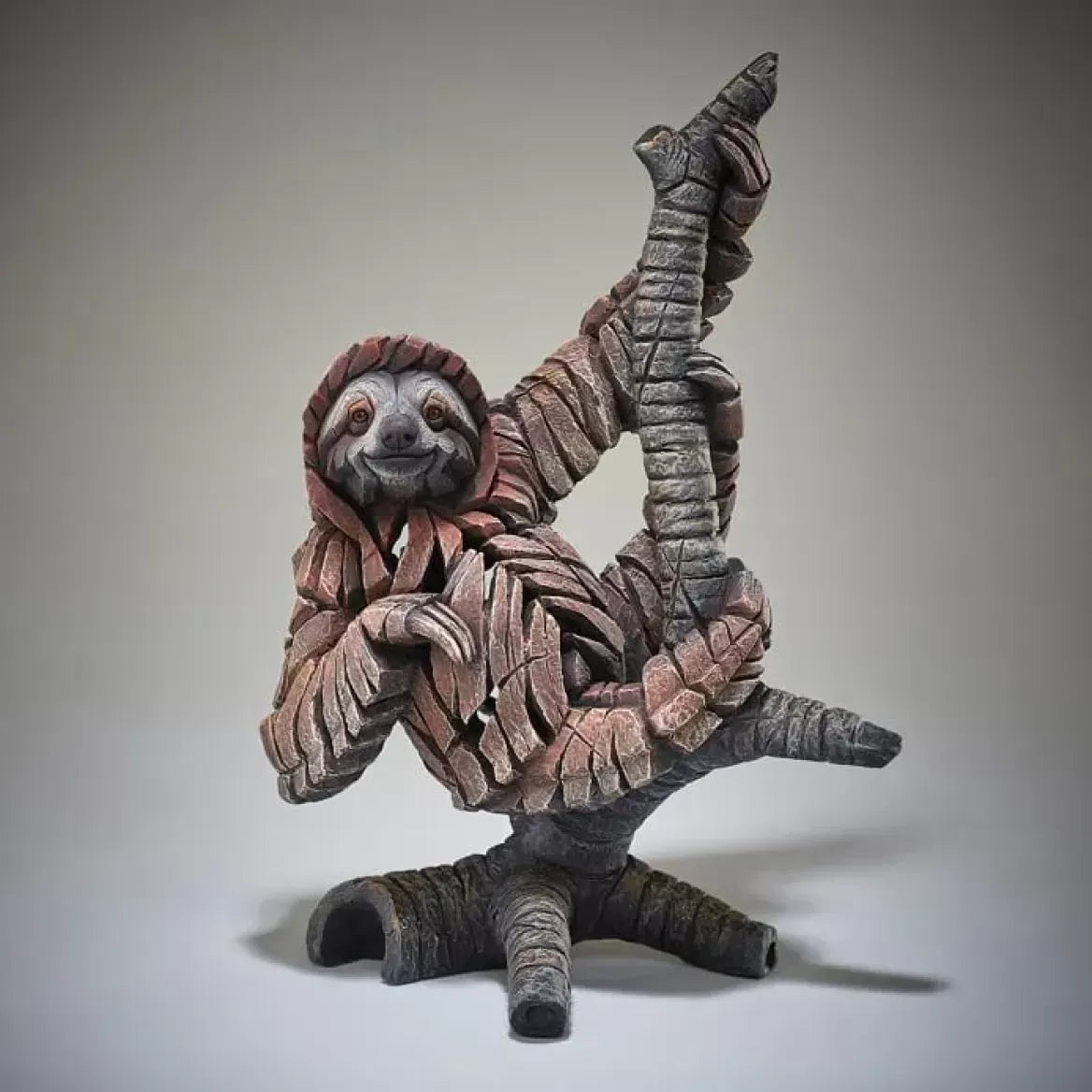 Handmade Edge Sculpture - Sloth Figurine for Home & Office Decor | Perfect for Bookshelves, Desks & Gifts