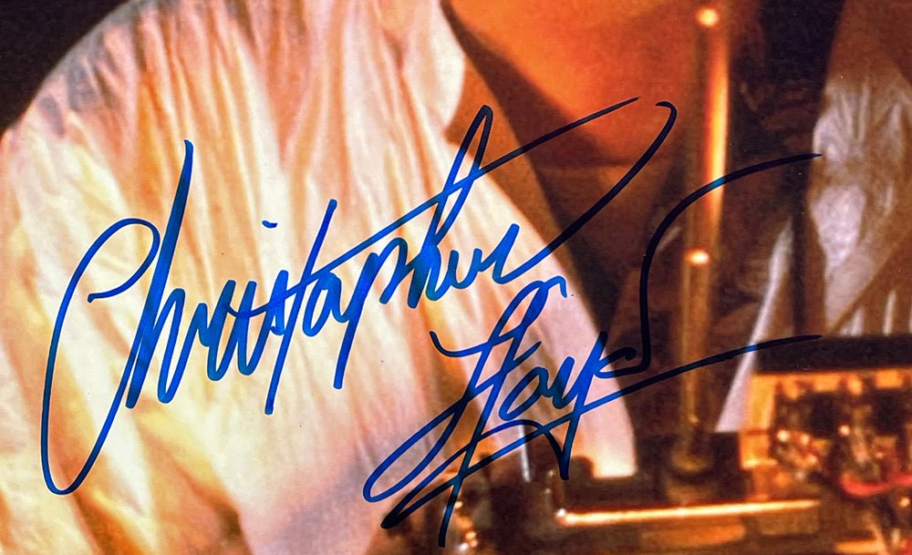 Michael J. Fox & Christopher Lloyd Autographed Back to the Future Delorean Remote Control 11x14 Photo - JSA & BAS Certified - Perfect for Movie Memorabilia Collectors and Home Theater Decor