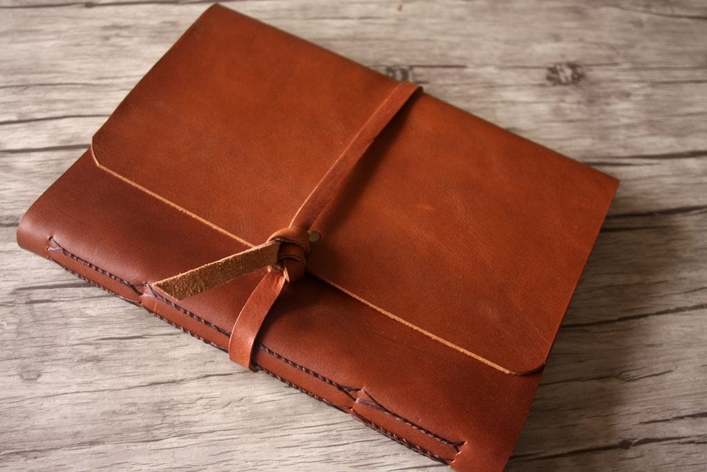 Personalized Leather Guest Book for Birthday Parties - Elegant Keepsake for Wedding, Anniversary & Special Events