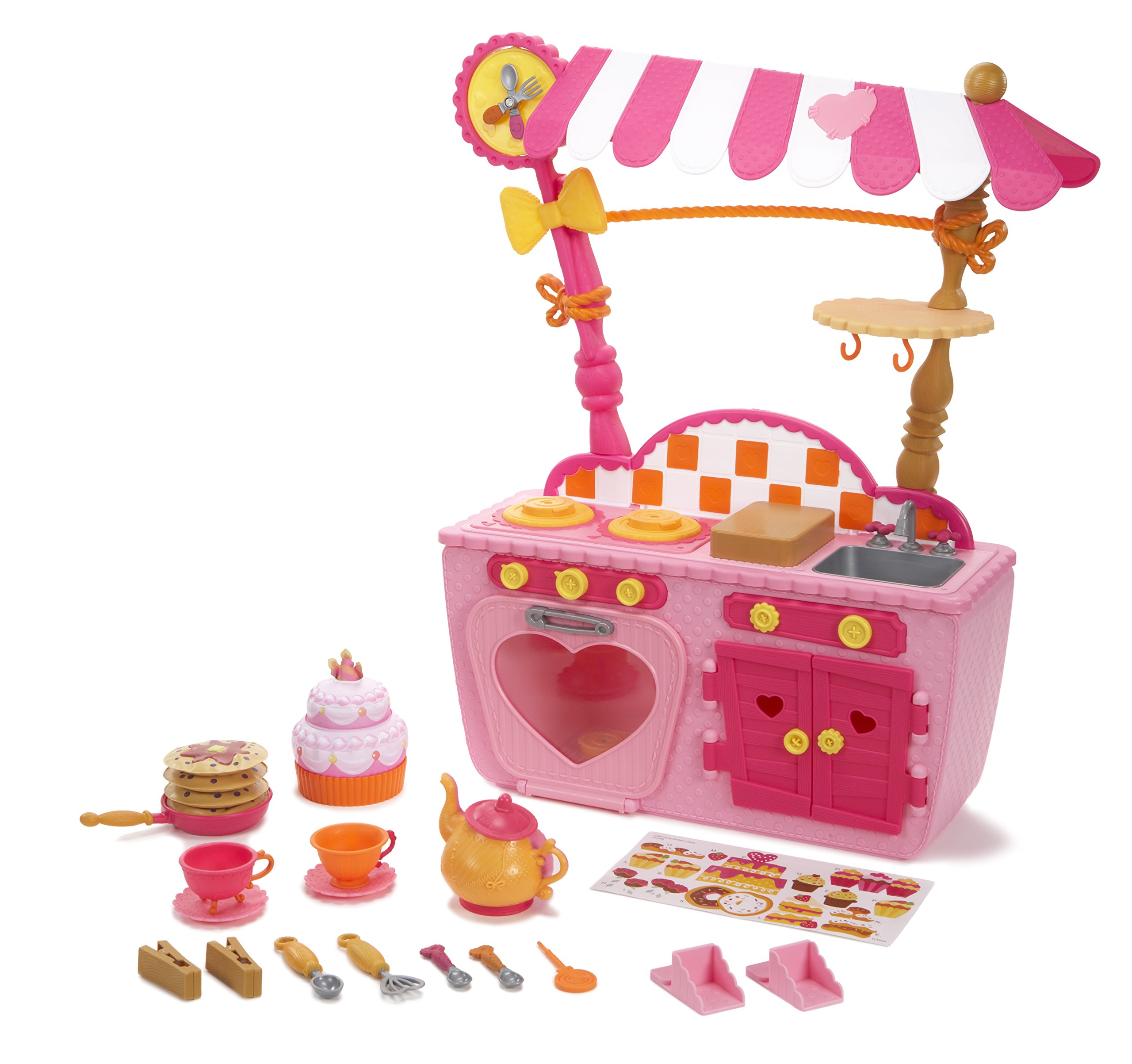 Lalaloopsy Magic Play Kitchen and Café - Pretend Play Toy for Kids, Interactive Cooking Set with Lights & Sounds - Perfect for Imaginative Play, Birthday Gifts & Preschool Learning