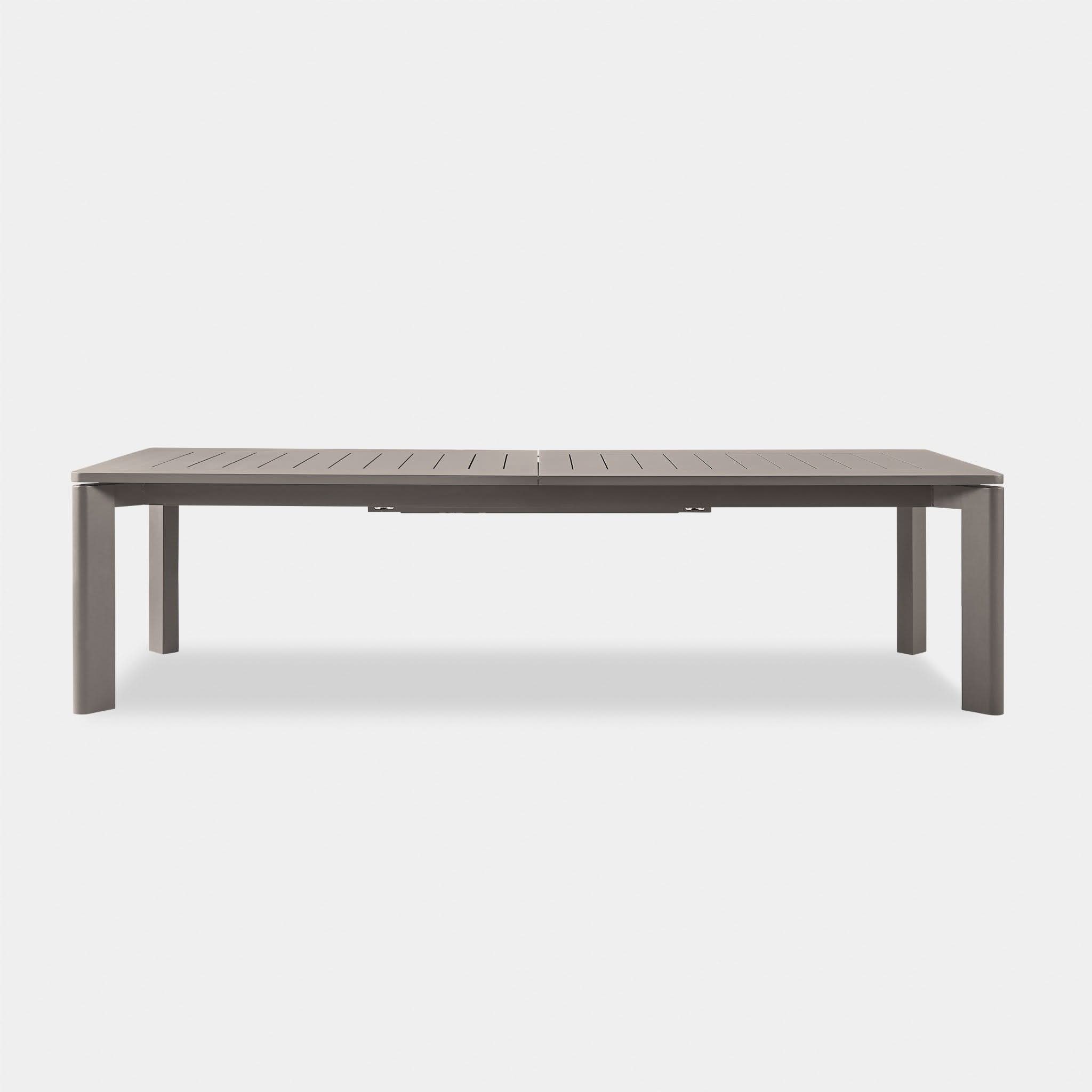 Byron Aluminum Extendable Dining Table - Modern & Durable for Indoor/Outdoor Use | Perfect for Patio, Garden, or Small Space Dining