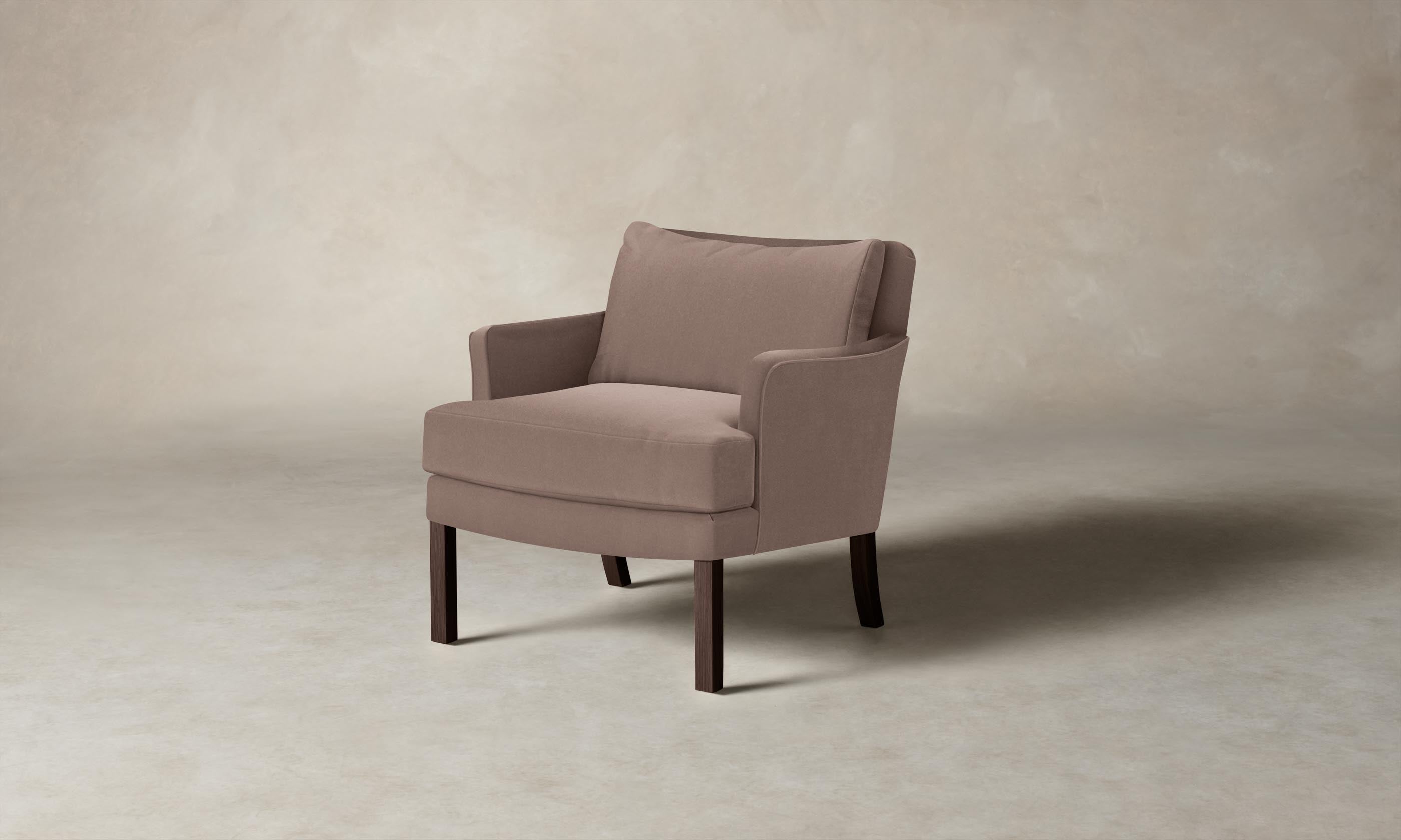 Kaye Mohair Peony Chair - Elegant Upholstered Accent Chair for Living Room, Bedroom, or Office Decor