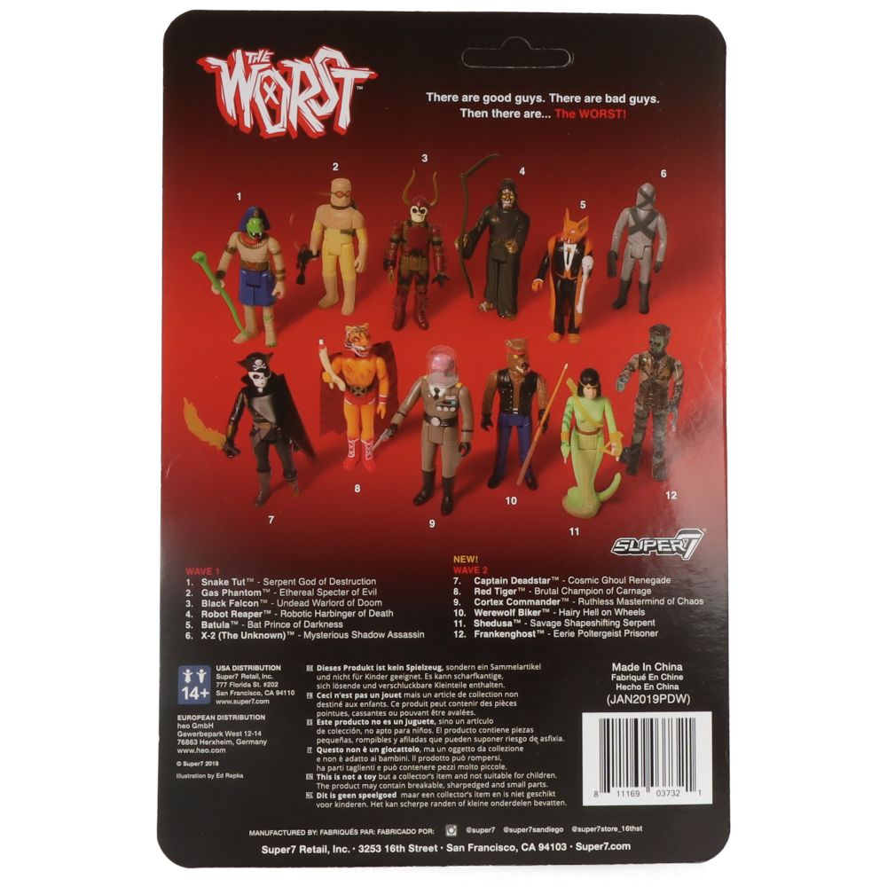 Gas Phantom The Worst ReAction Figures - Collectible Action Figures for Horror & Sci-Fi Fans - Perfect for Display, Gifts & Pop Culture Collections