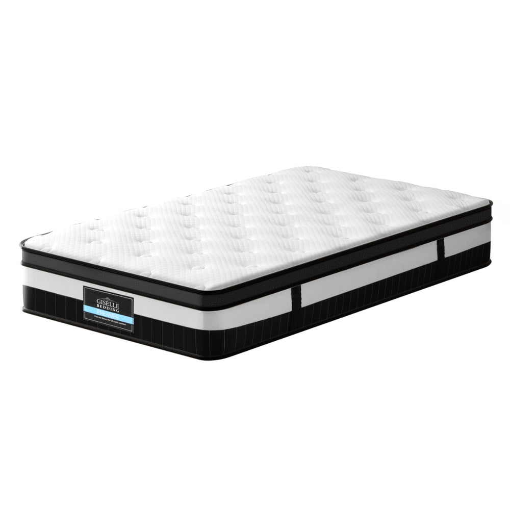 Breeze Euro Top Pocket Spring Mattress - 30cm Thick Single Size for Ultimate Comfort | Perfect for Guest Rooms, Dorms & Small Bedrooms