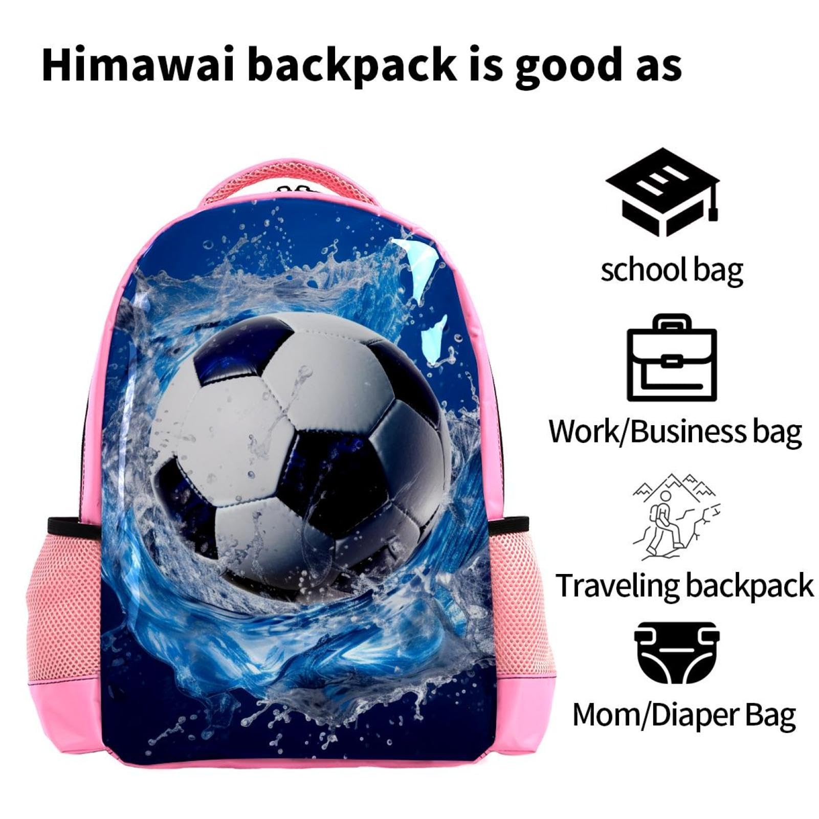 Best Travel Backpack for Women & Men - Lightweight Waterproof Hiking Backpack with Laptop Compartment | Perfect for Outdoor Adventures, Commuting & College