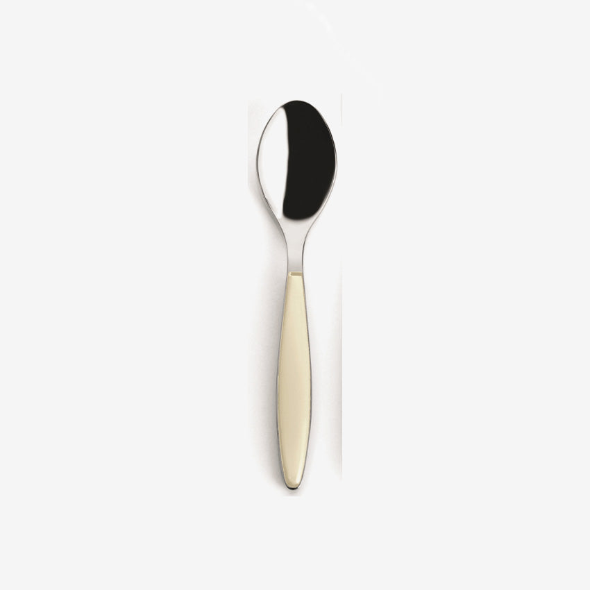 Guzzini Feeling Teaspoon Set - Premium Stainless Steel Tea Spoons for Coffee, Dessert, and Tea - Perfect for Home, Cafe, and Restaurant Use
