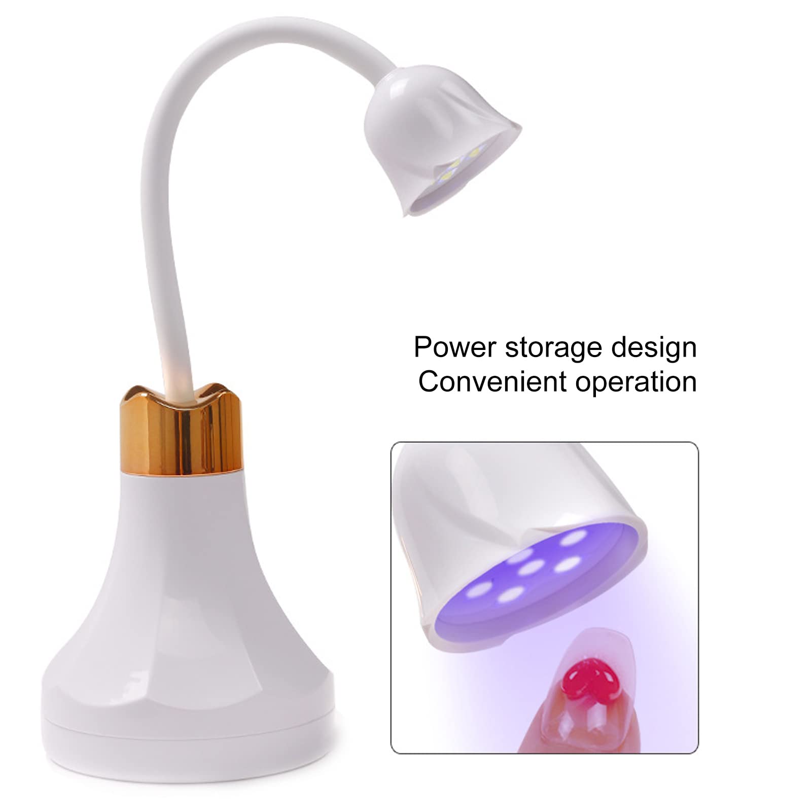 Ubersweet® Professional UV LED Nail Lamp - Adjustable Angle 48W Gel Nail Dryer with Timer for Salon & Home Manicure | Perfect for Gel Polish Curing, Nail Art Design & DIY Nail Care