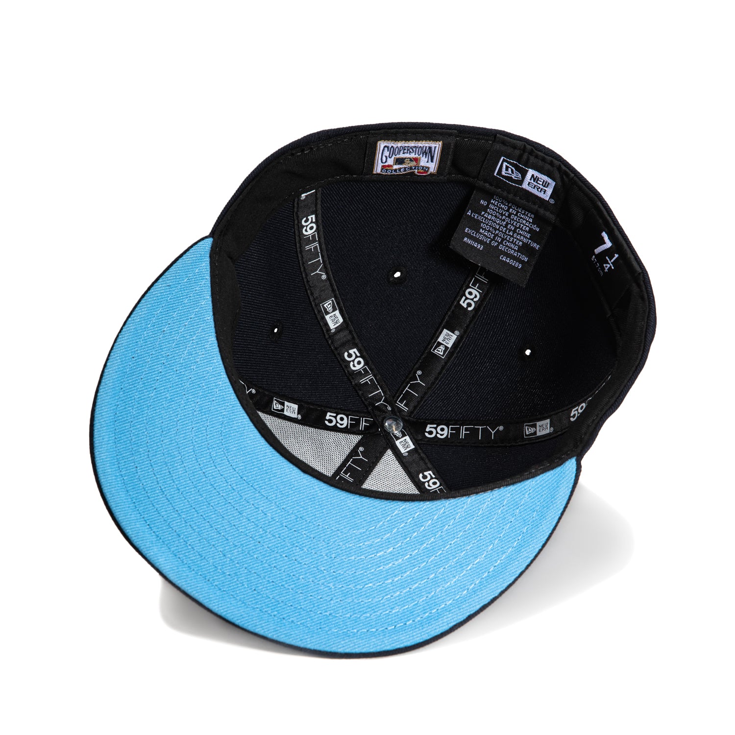 New Era 59Fifty New York Yankees Subway Series Patch Adjustable Baseball Cap - Navy Blue Fitted Hat for Men & Women - Perfect for Baseball Games, Streetwear Fashion & Yankees Fans