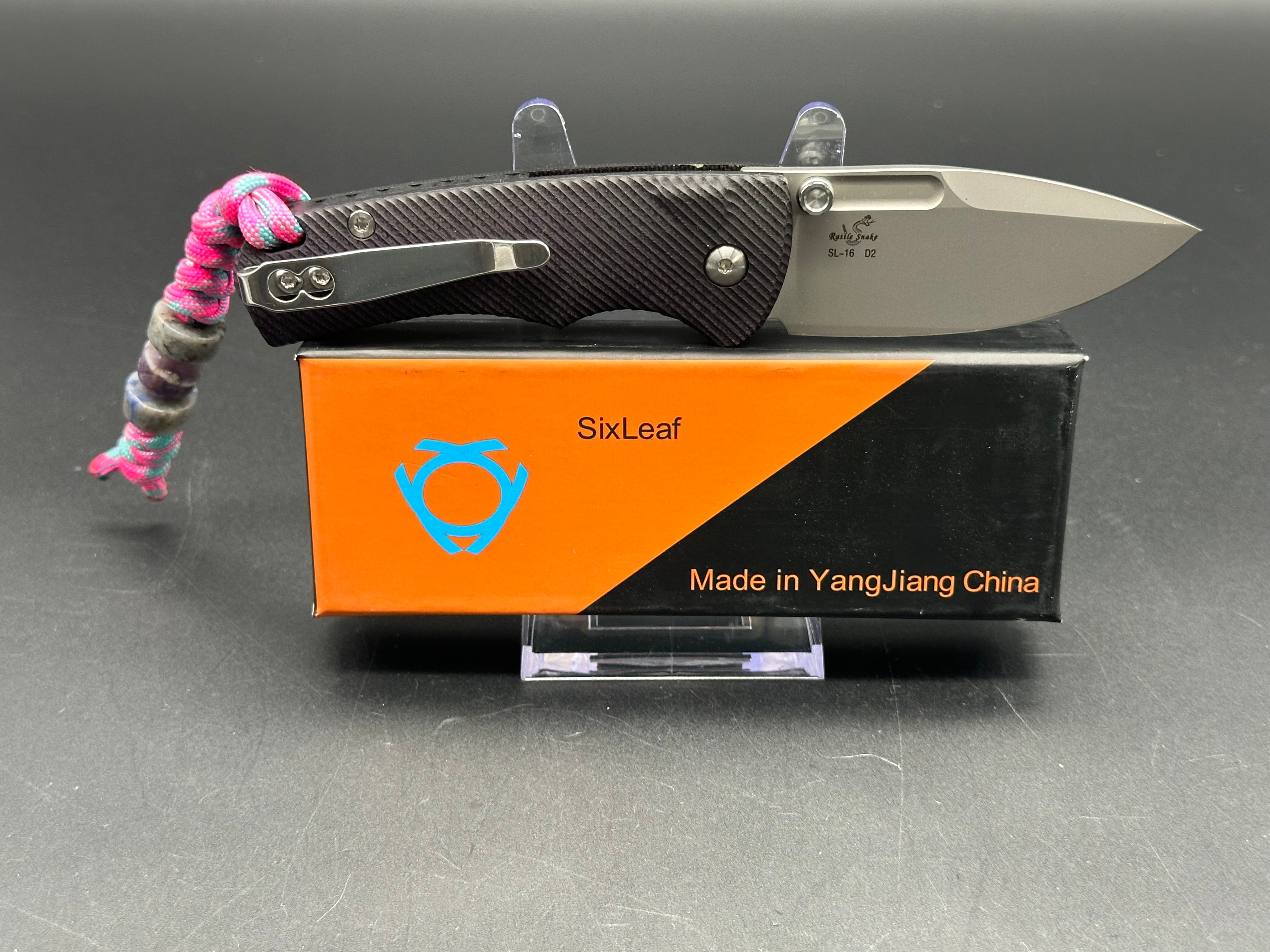 Sixleaf SL 16 Green Dyed Paracord with Lanyard - Perfect for Outdoor Survival, Camping Gear, and DIY Craft Projects