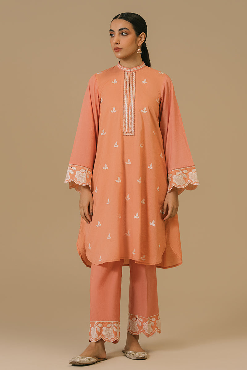 IRIS 2-Piece Cambric Embroidered Suit Set for Women - Elegant Traditional Outfit for Weddings, Parties & Special Occasions