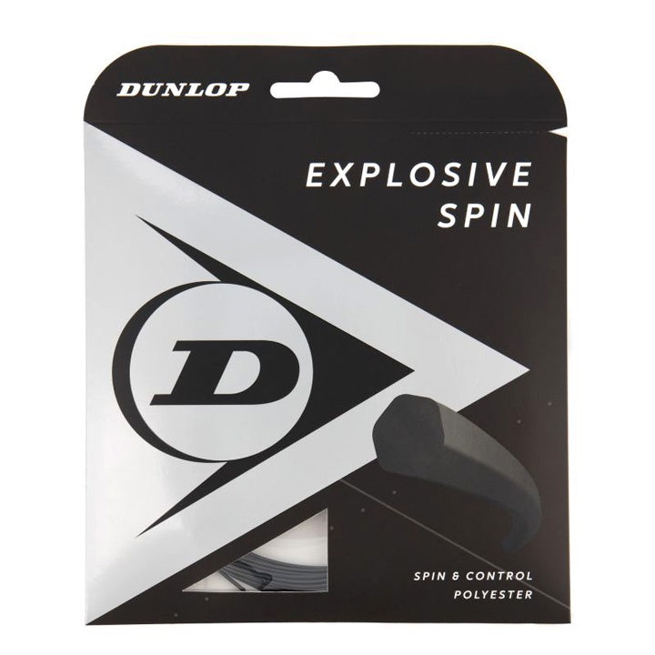 Dunlop Explosive Spin Tennis String - High Performance Polyester String for Enhanced Spin & Control - Perfect for Competitive Play & Advanced Players