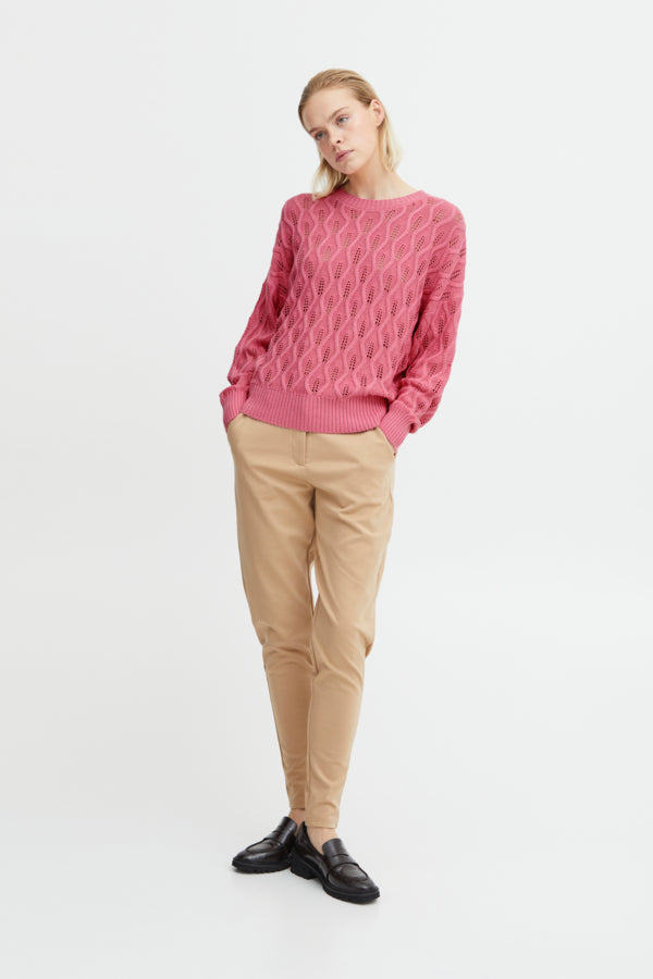 Jimmy Jumper Chateau Rose - Stylish Women's Knit Sweater for Fall & Winter | Perfect for Office, Casual Outings & Holiday Gatherings