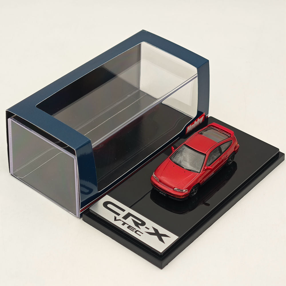 1/64 Scale Honda CR-X SiR (EF8) JDM Style Red Pearl Diecast Model Car - Collectible Miniature Vehicle for Display, Gifts, and Car Enthusiasts