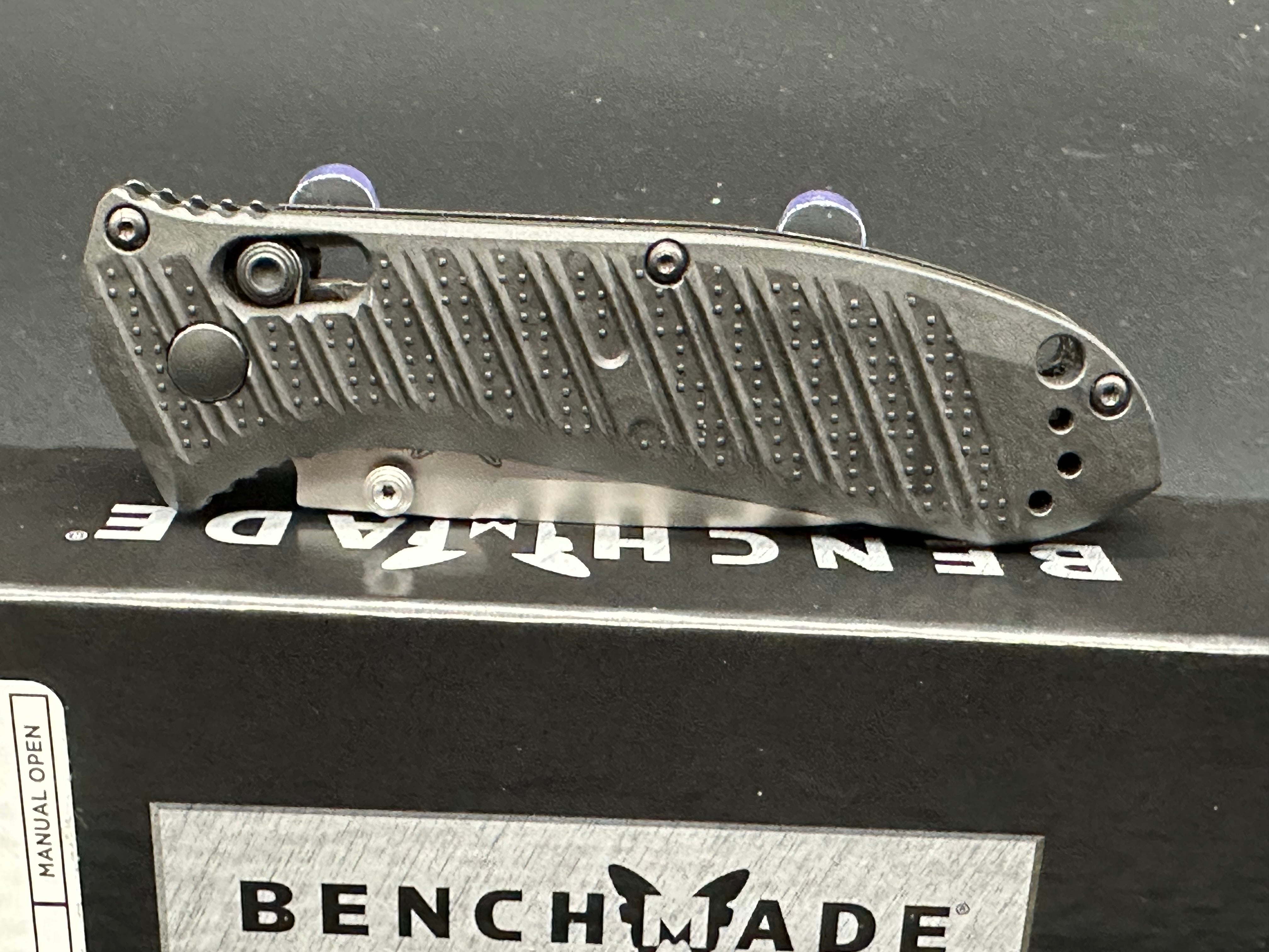 Benchmade Mini Presidio II CF-Elite Folding Knife - Premium EDC Pocket Knife for Outdoor, Camping, Hiking & Everyday Carry