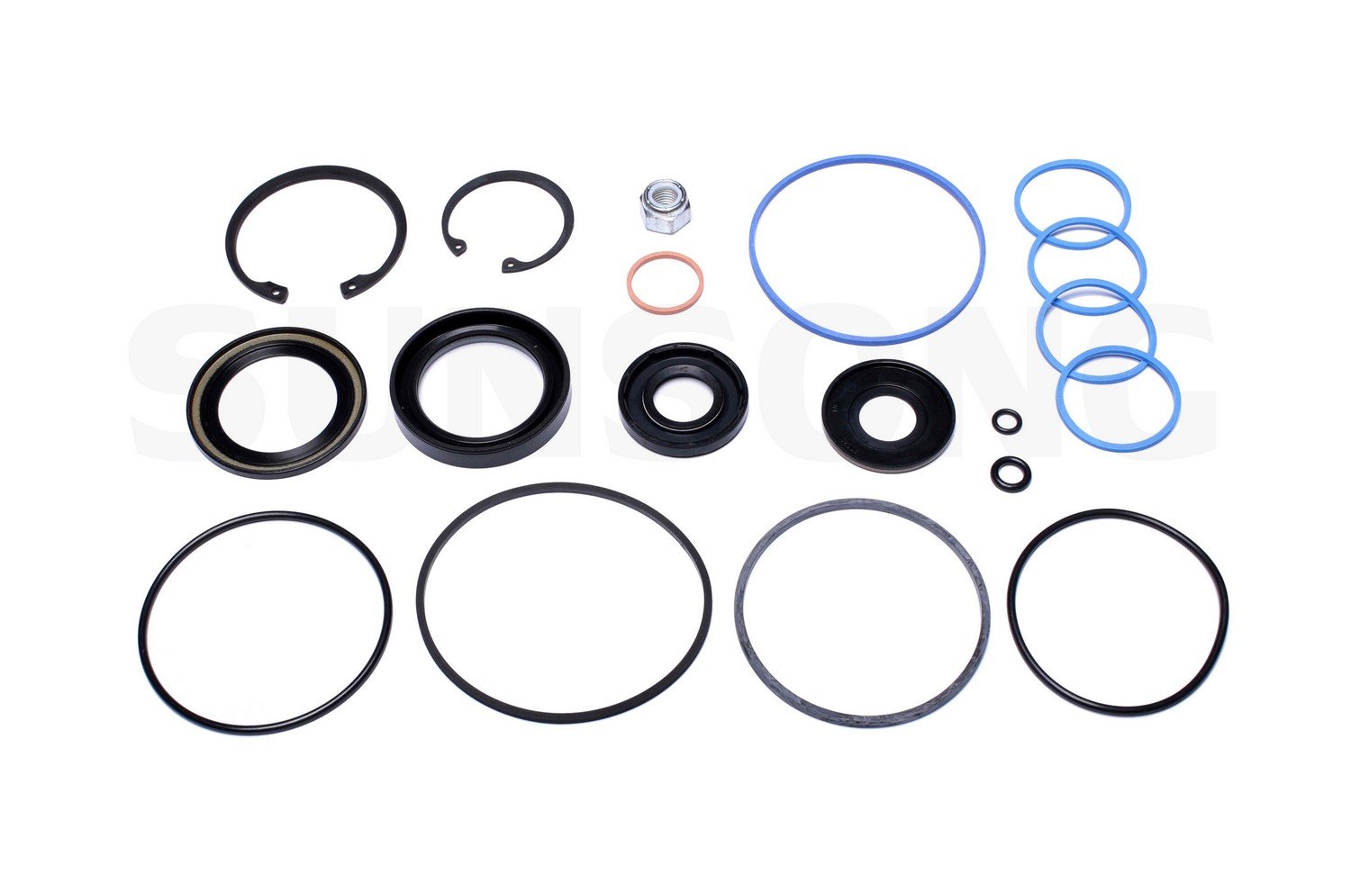 Sunsong 8401461 Steering Gear Seal Kit - High Quality Replacement for Smooth Steering Performance | Perfect for Car, Truck, and SUV Repairs
