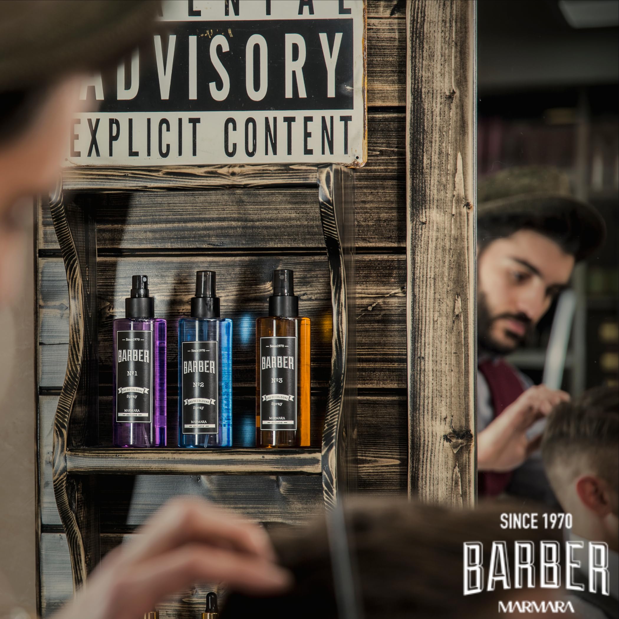 Marmara Barber Cologne No.2 - 6-Pack 500ml Bottles for Professional Barbers & Traditional Shaving Enthusiasts | Perfect for Barber Shops, Grooming Kits & Men's Skincare Routine