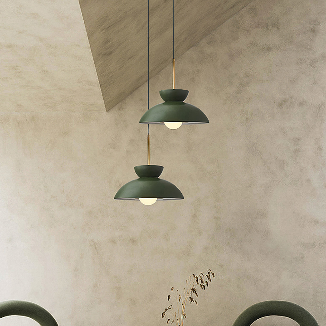 Augustus Pendant Lamp - Modern Hanging Light Fixture for Kitchen Island, Dining Room & Bedroom | Dimmable LED Chandelier with Adjustable Height