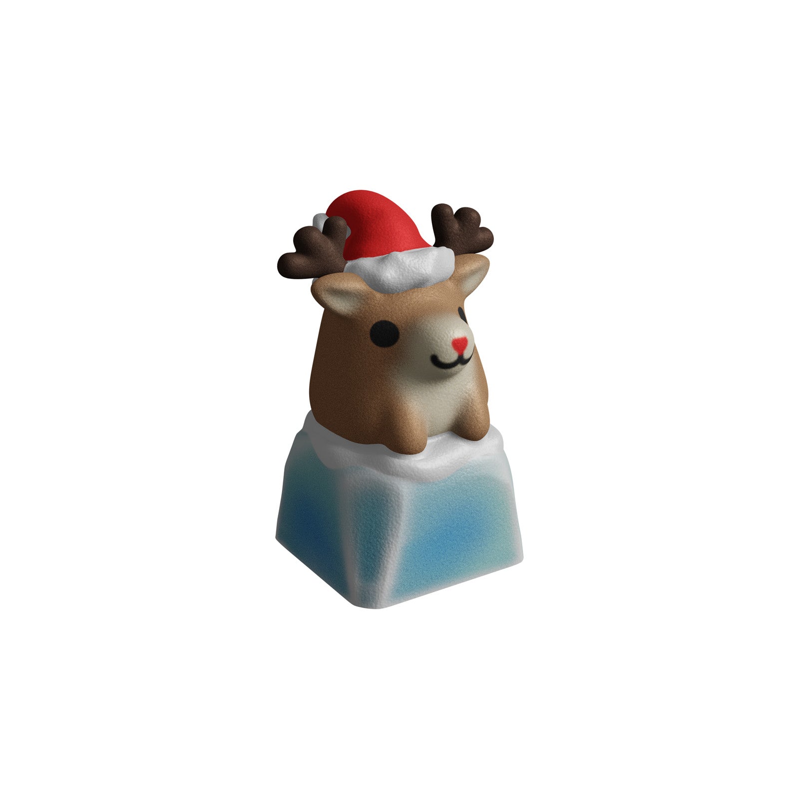 HX3D Custom Keycap - Christmas Reindeer Theme Mechanical Keyboard Keycap for Cherry MX Switches - Perfect for Gaming & Typing Enthusiasts