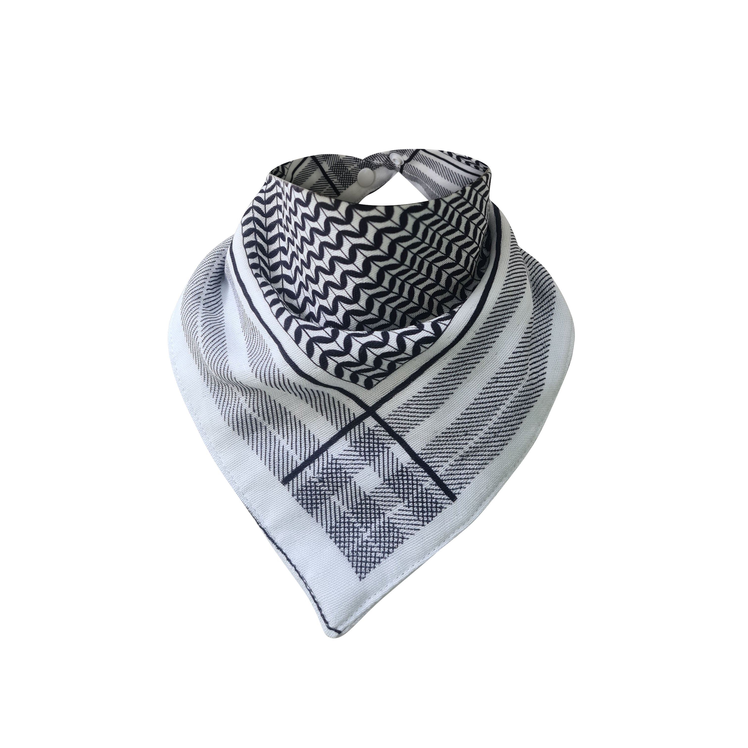 My First Shemagh Bib - Soft Cotton Baby Bib for Messy Eaters - Perfect for Feeding, Teething, and Outdoor Adventures