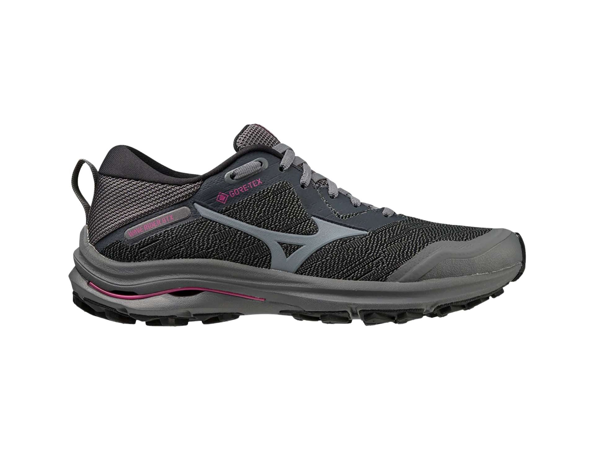 Mizuno Wave Rider GTX Women's Wide Running Shoes - Waterproof Trail & Road Running for Women with Wide Feet | Perfect for Outdoor Jogging, Hiking & Gym Workouts