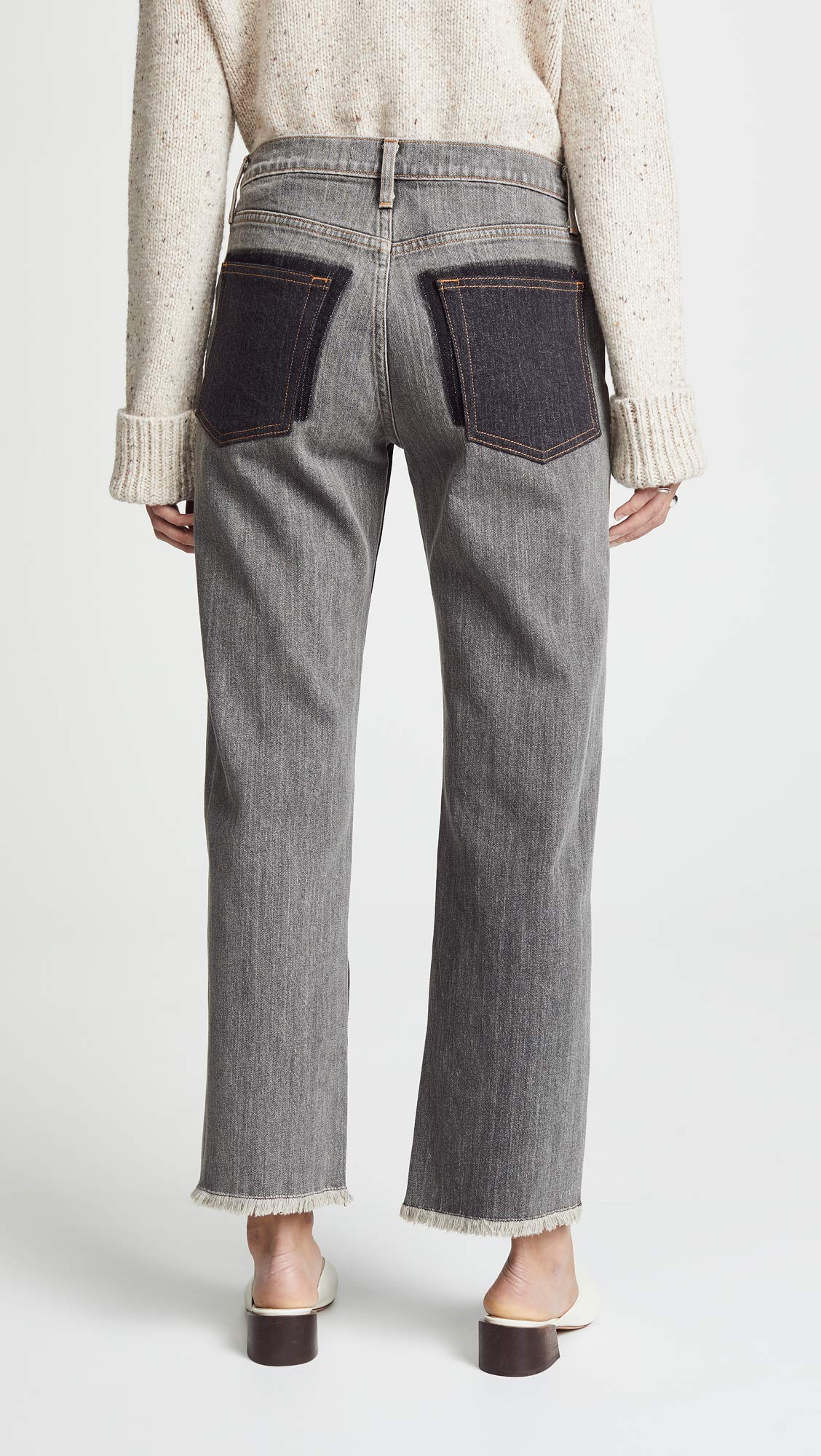 Elizabeth and James Women's Holden Straight Leg Jeans - High Waist Slim Fit Denim Pants for Casual & Work Outfits | Perfect for Office, Date Night & Everyday Wear