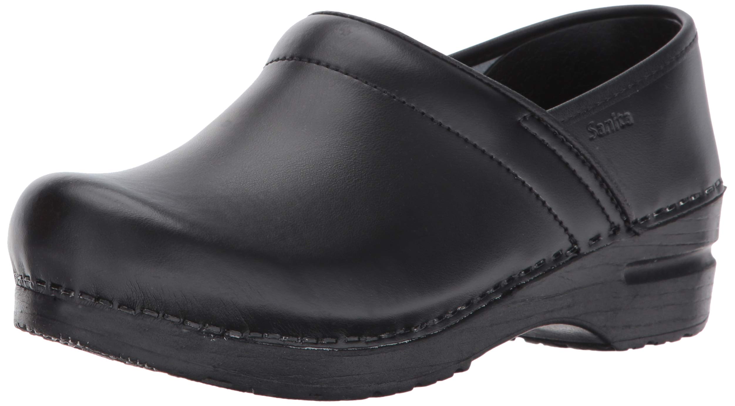Sanita Men's PU Leather Mule Slippers - Comfortable House Shoes for Indoor & Outdoor Wear, Perfect for Home, Office, and Relaxation