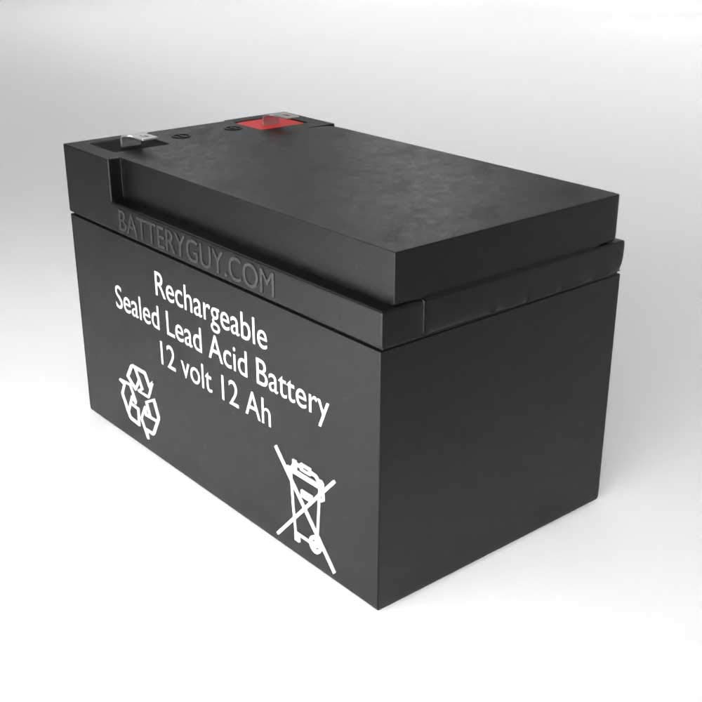 Spitfire 1310 Replacement 12V 12Ah SLA Rechargeable Battery - 2 Pack for Power Wheels, Scooters & Emergency Lights | Brand Equivalent