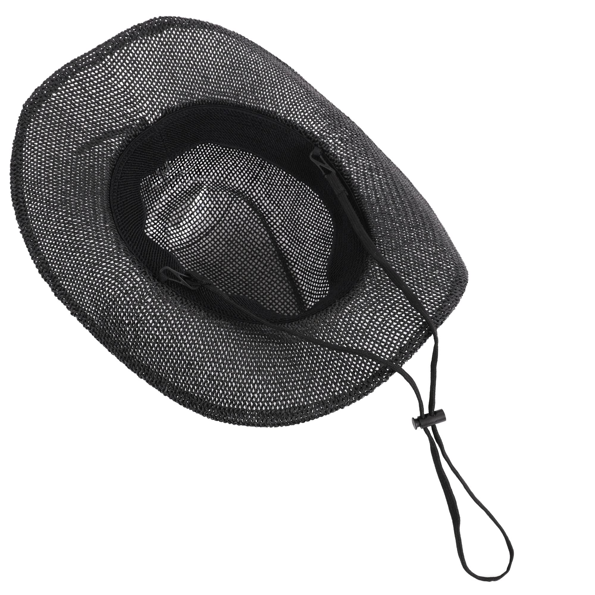 Kids Straw Cowboy Hat - Classic Western Cowgirl Hat for Children, Black | Perfect for Halloween Costumes, Rodeo Events & Outdoor Play