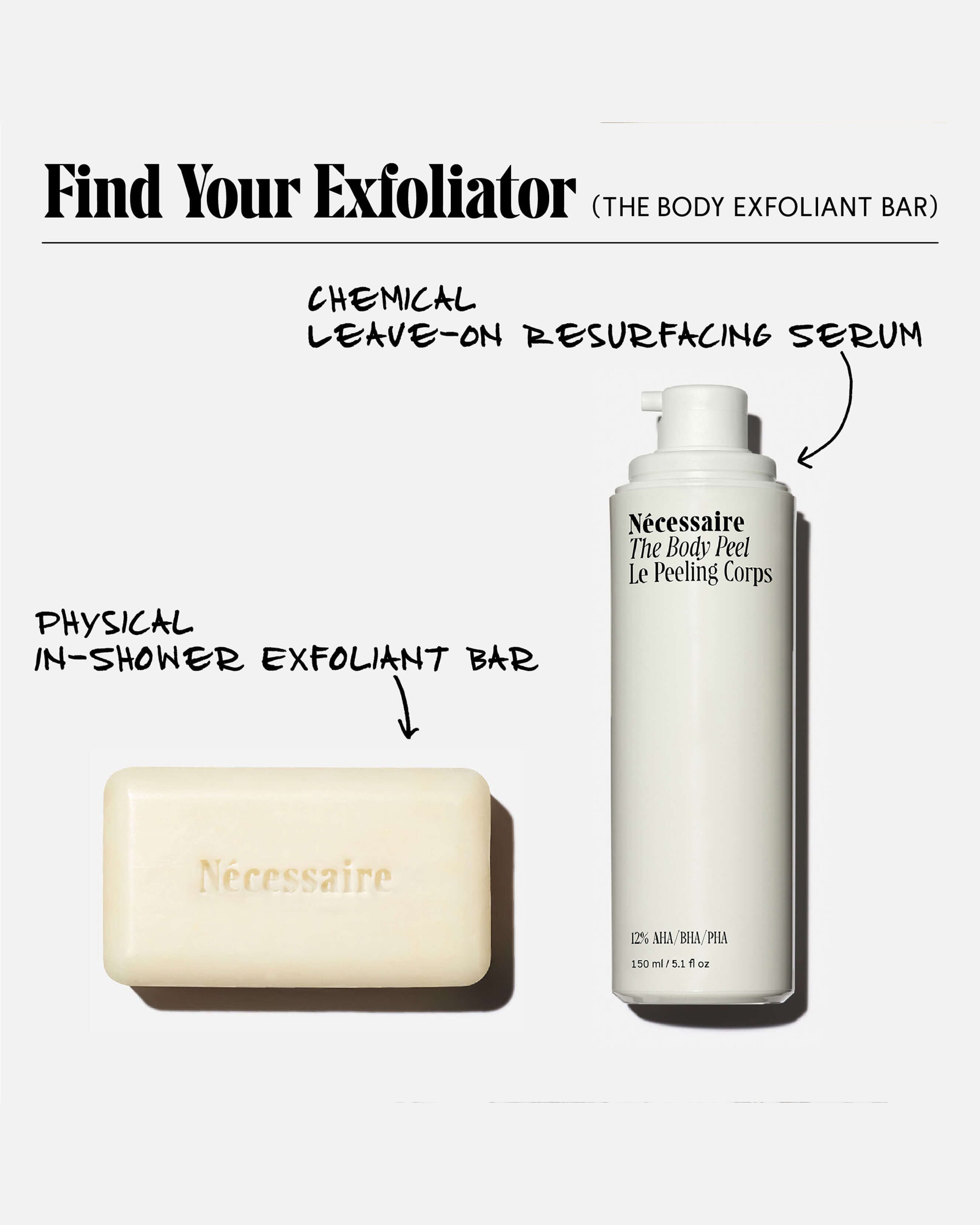 Best 2% Physical Exfoliant Body Scrub Bar Trio Set - Gentle Exfoliation for Smooth Skin | Perfect for Shower, Spa & Self-Care Routine