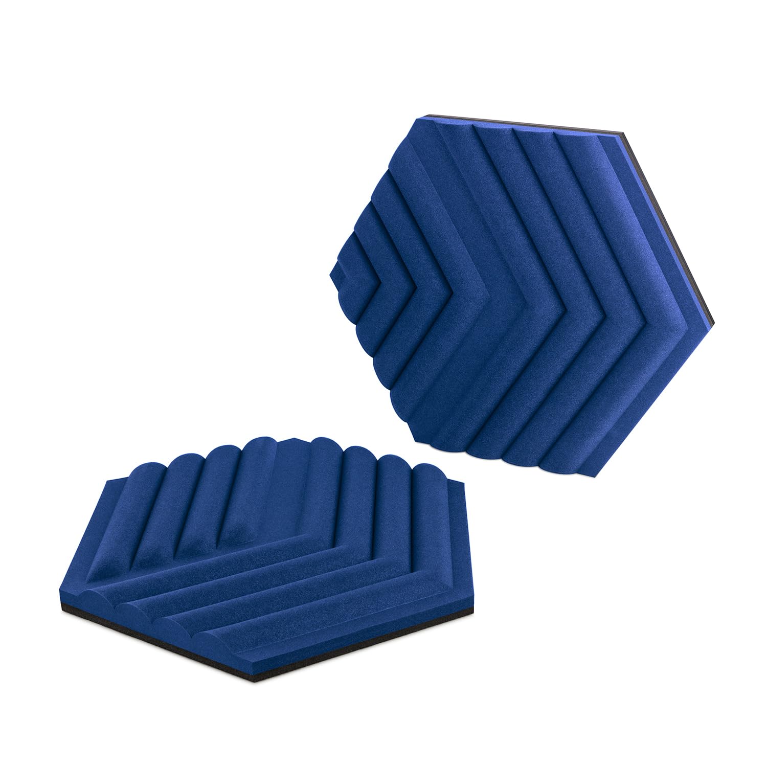 Elgato Wave Panels Starter Set (Blue) - 6 Pack Acoustic Foam Panels for Home Studio, Dual Density Soundproofing Foam with EasyClick Frames, Modular Wall Mount Design for Podcasting & Music Recording
