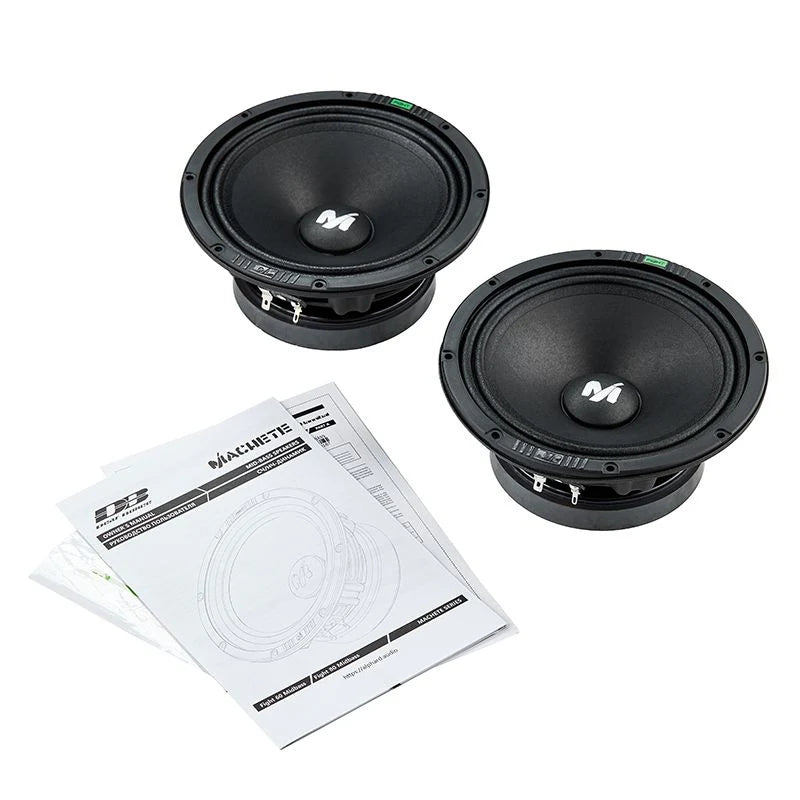60W 6.5 Inch Mid Range Speakers Pair - High Power Car Audio System for Clear Sound | Perfect for Car Stereo Upgrade, Home Theater, and DJ Equipment