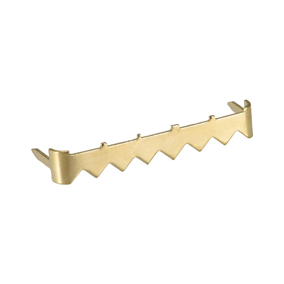 uxcell No Nail Picture Hangers - 2 Inch Nail-Free Zinc Plated Frame Hooks for Wall Art & Photo Display (50 Pack, Gold) - Perfect for Home Decor, Gallery Walls & Office Picture Hanging