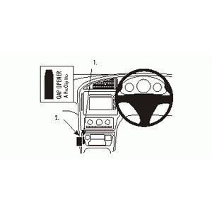 No Drill Angled Dash Mount for Saab 9-5 (2006-2010) - Secure Phone Holder for Hands-Free Navigation & Driving Safety