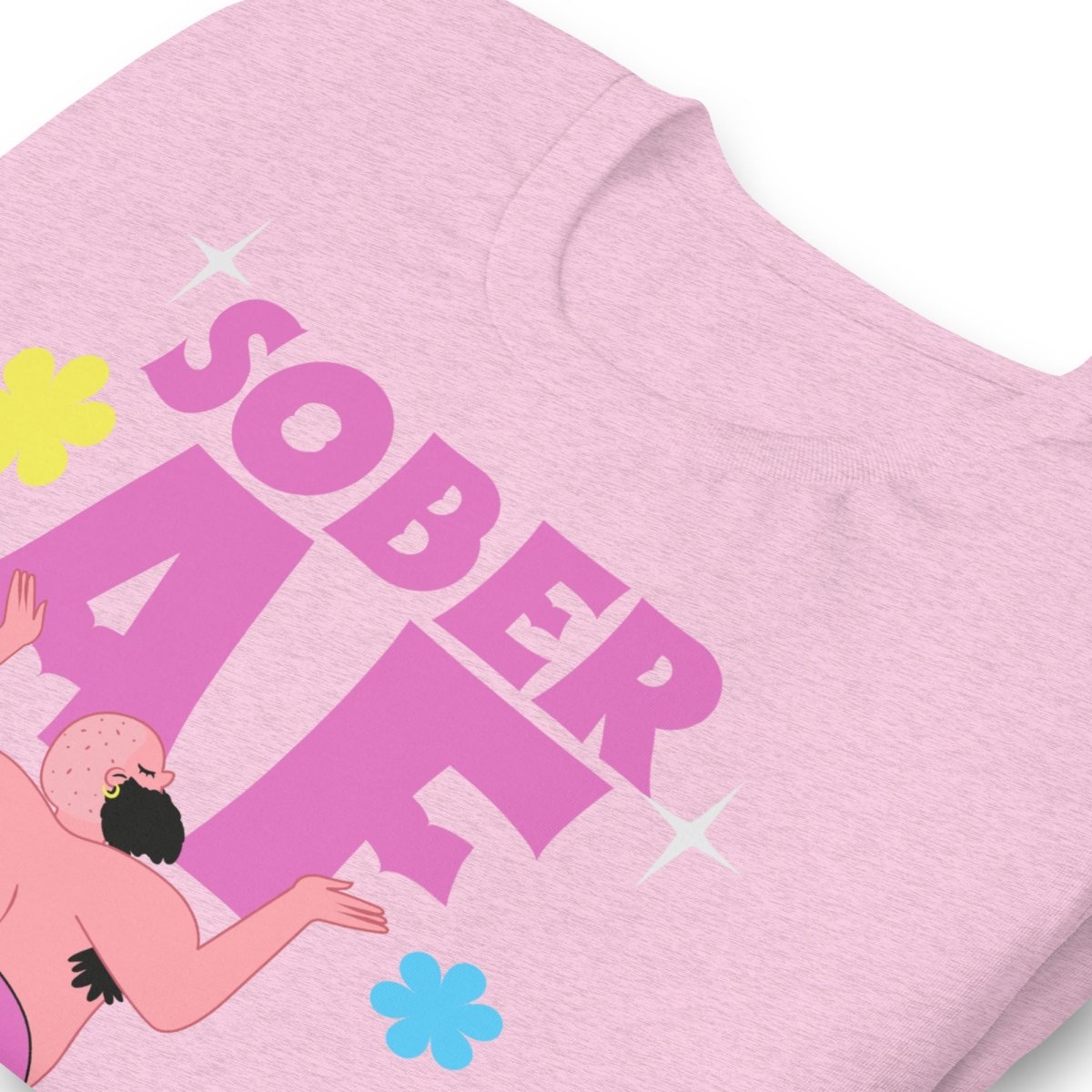 Sober AF Rainbow Resilience Unisex T-Shirt - Comfortable Graphic Tee for Recovery, Pride & Everyday Wear