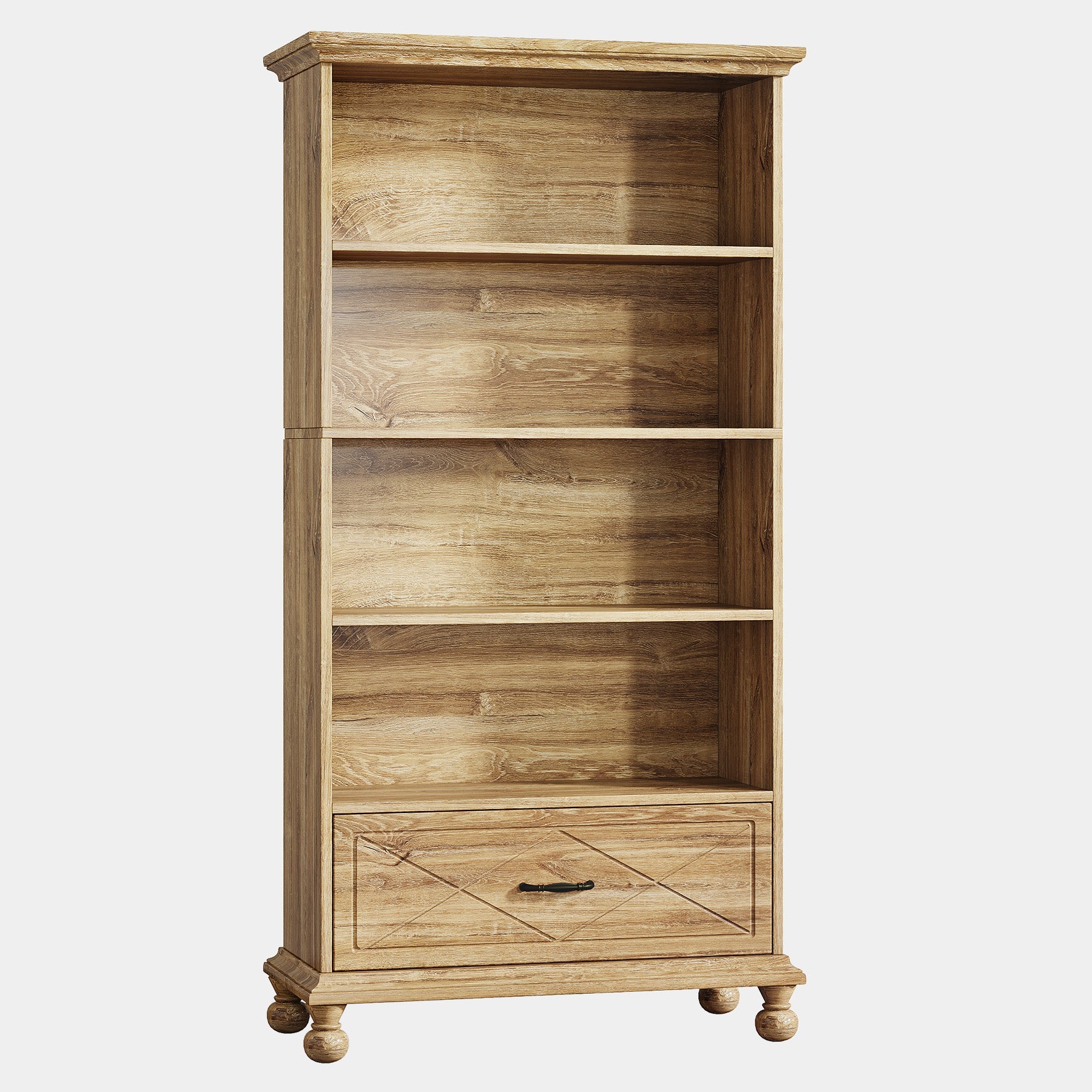 6-Shelf Bookcase with Drawer - 71