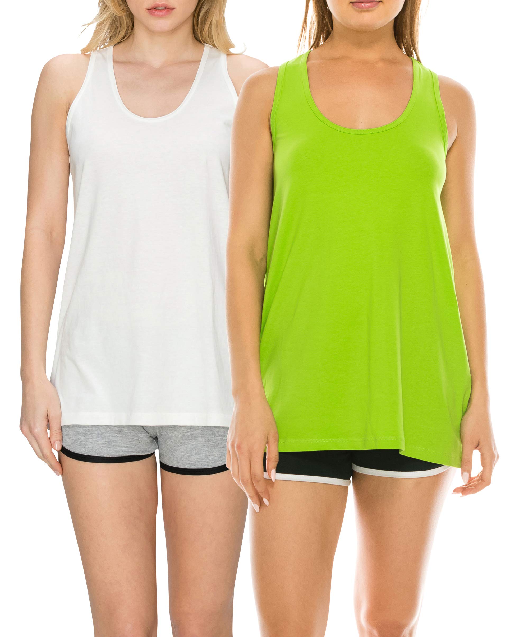 EttelLut Women's Loose Fit Flowy Tank Tops - Breathable Summer Workout Tops for Yoga, Running, Gym & Lounge Wear - Perfect for Active Lifestyle & Casual Comfort