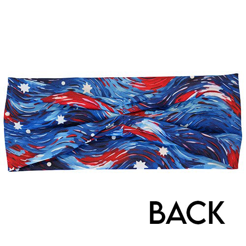 American Flag Headband - Patriotic Hair Accessory for Women & Girls - Perfect for 4th of July, Sports Events & National Holidays