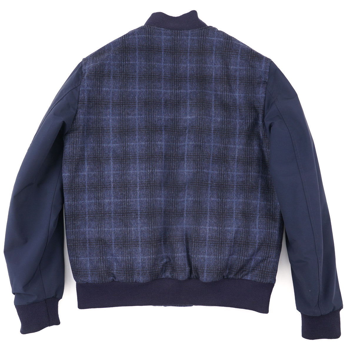Isaia Wool Cashmere Bomber Jacket for Men - Premium Italian Luxury Outerwear for Fall & Winter - Perfect for Business Casual & Evening Events