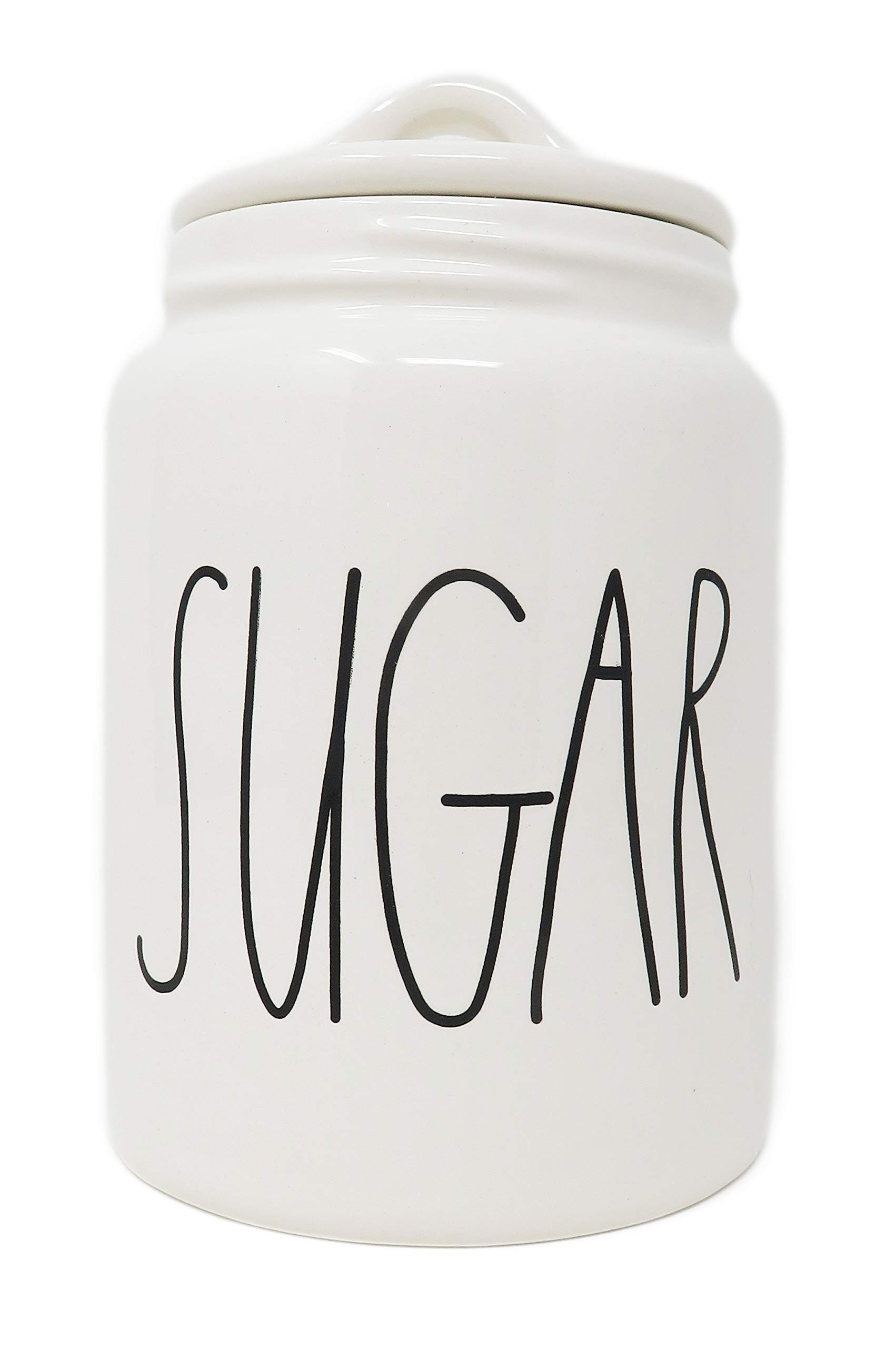 Rae Dunn Magenta Ceramic Canister - Airtight Sugar Storage Container for Kitchen, Pantry, and Coffee Bar Organization | Perfect for Baking, Cooking, and Home Decor