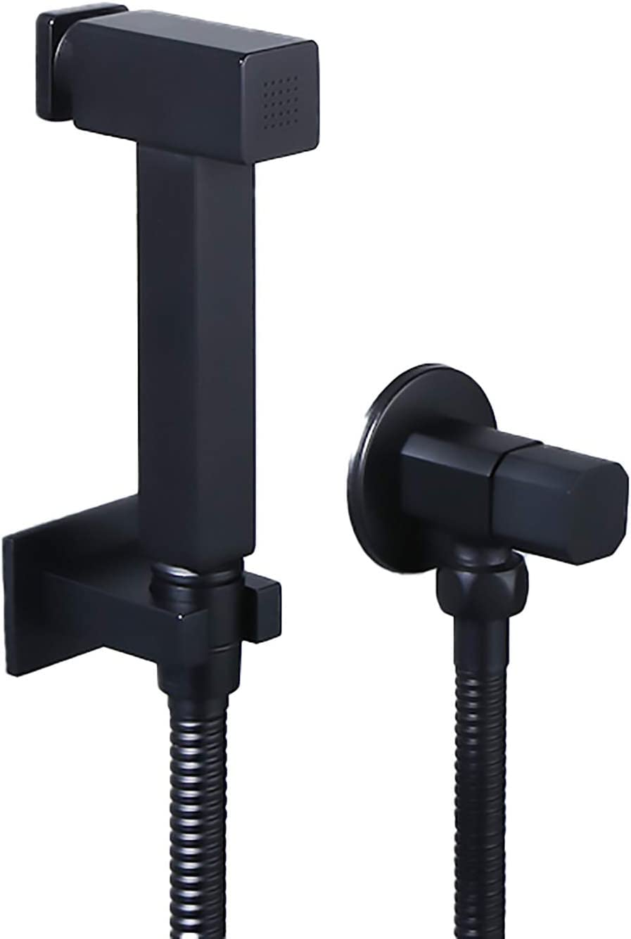 **Baby Cloth Diaper Sprayer - Brass Black Handheld Bidet Sprayer for Toilet, Cold Water Toilet Sprayer, Wall Mounted & Portable Bathroom Cleaning Shower Kit (Style A) - Perfect for Diaper Cleaning, Toilet Hygiene & Bathroom Sanitizing**