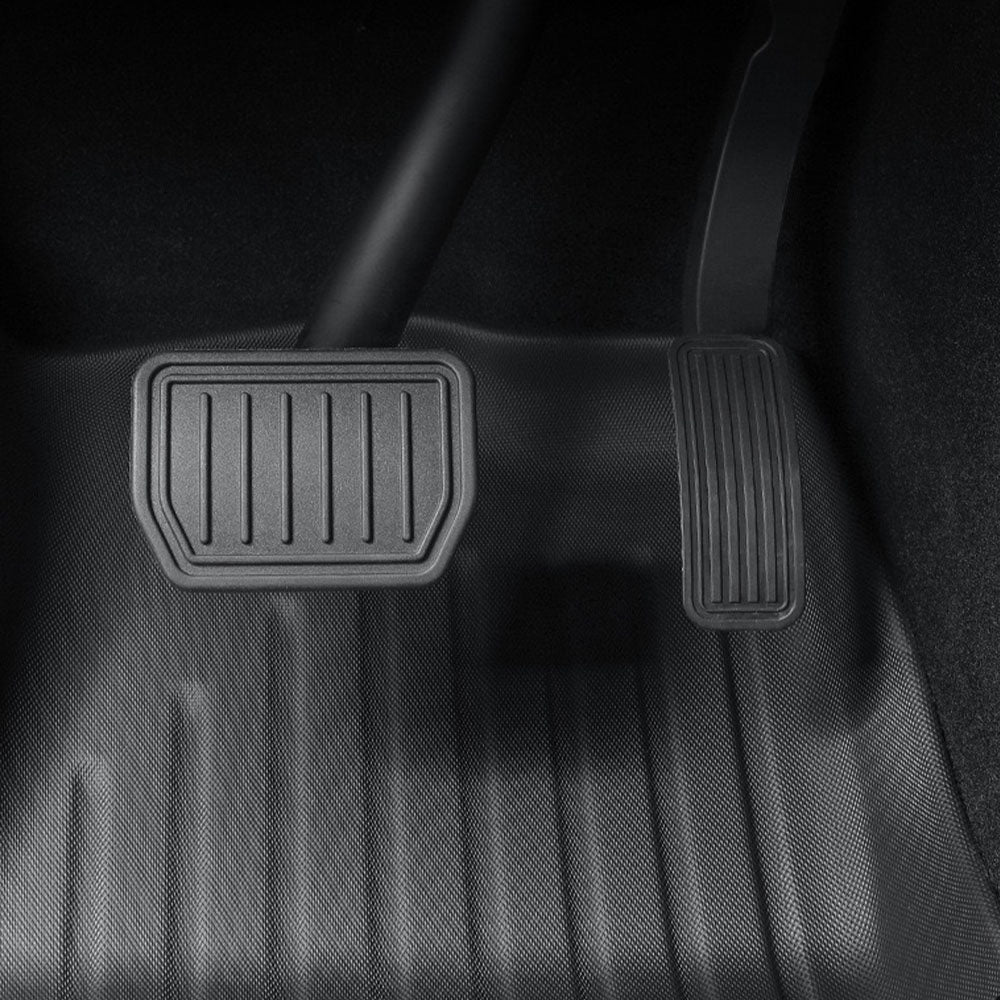 2025+ Tesla Model Y Juniper All-Weather Floor Mats & Liners Full Set (12-Piece) - Heavy Duty Protection for Front & Rear Seats - Perfect for Daily Commute, Road Trips & Family Adventures