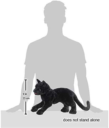 Folkmanis Black Cat Hand Puppet - Realistic & Interactive Plush Toy for Kids & Adults - Perfect for Storytelling, Education & Playtime Fun