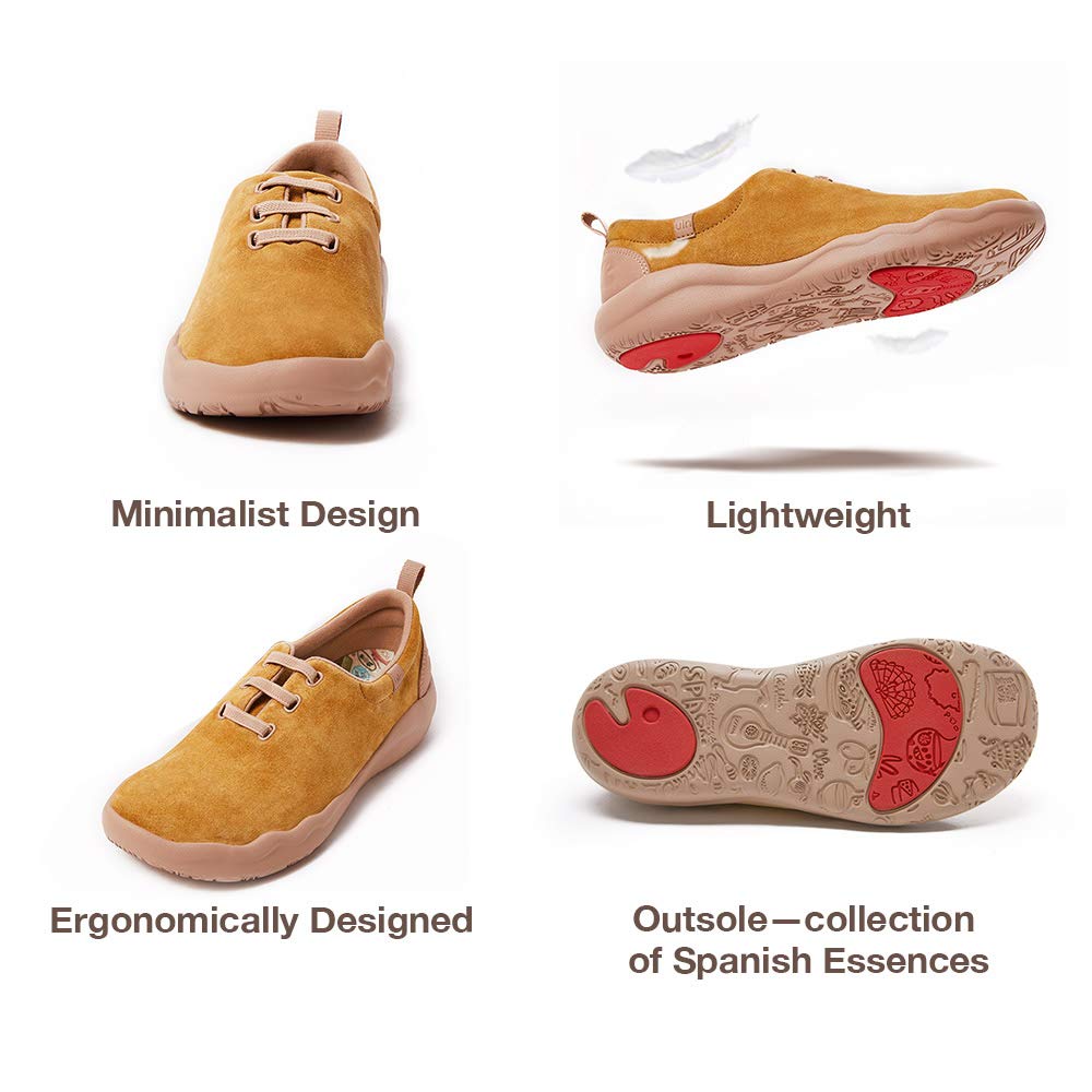 UIN Women's Slip-On Walking Shoes - Lightweight Comfort Loafers & Fashion Sneakers for Casual Wear - Perfect for Travel, Work, and Everyday Use (Toledo II)