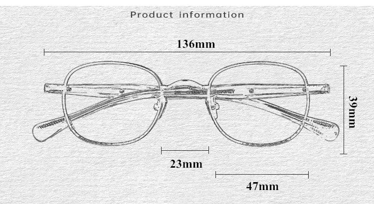 Stylish Black Square Titanium Acetate Eyeglasses for Women - Lightweight Full Rim Frame 942217 | Perfect for Office, Reading & Everyday Fashion