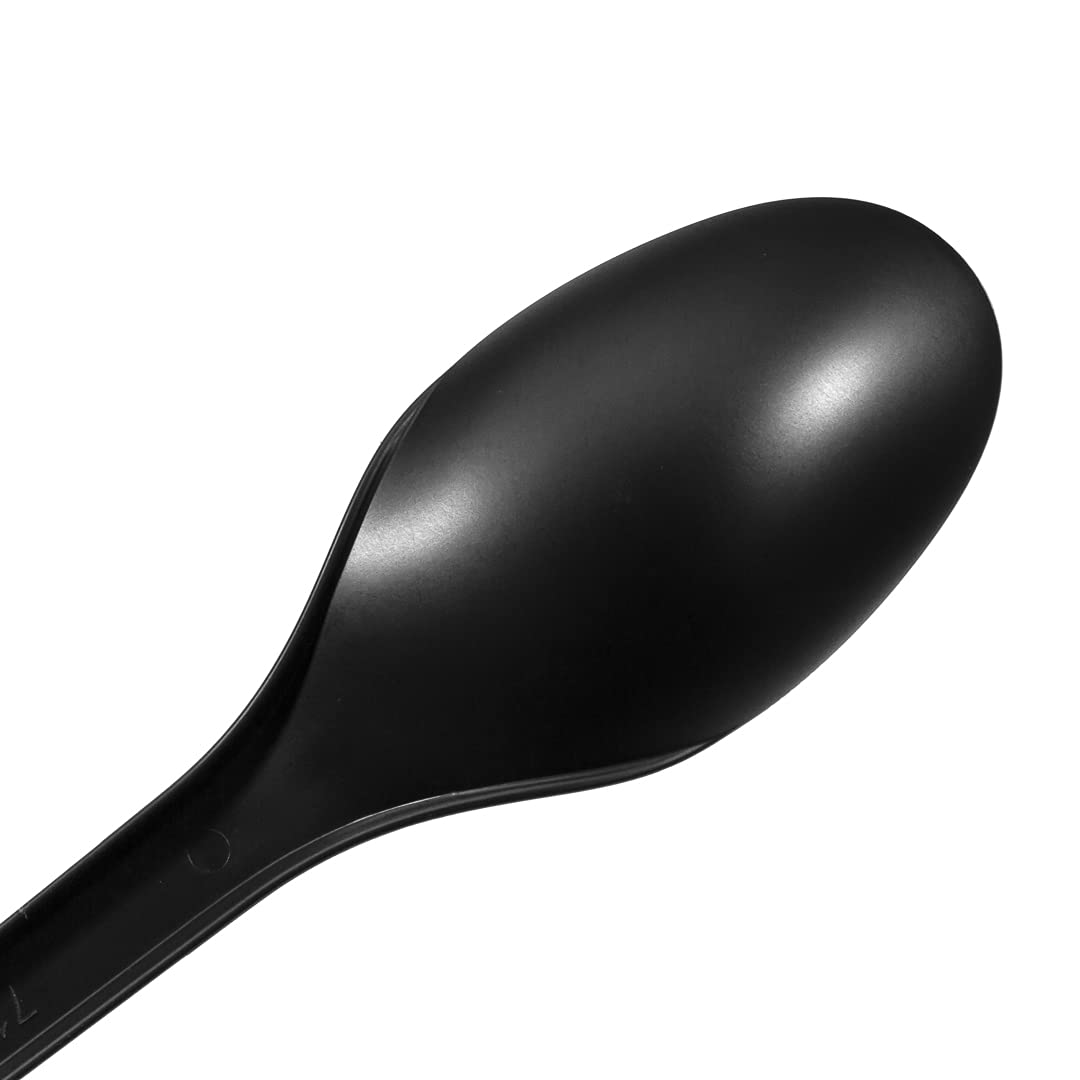 Eco-Friendly 6.5 Inch Compostable Spoons - 250 Individually Wrapped Plant-Based Cutlery Set | BPI-Certified CPLA Disposable Utensils for Hot & Cold Foods | Perfect for Restaurants, Catering, Picnics & Outdoor Events